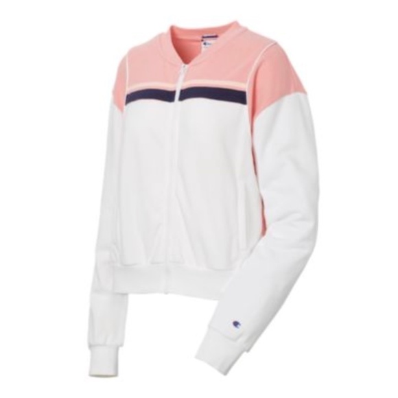 New Women's Champion Full Zip Up Jacket Warm Up Jacket Size Large - Picture 3 of 13